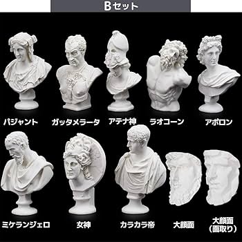 Amazon.co.jp: IADSFSV(ひさこ) 石膏像 ミニチュア フィギュア